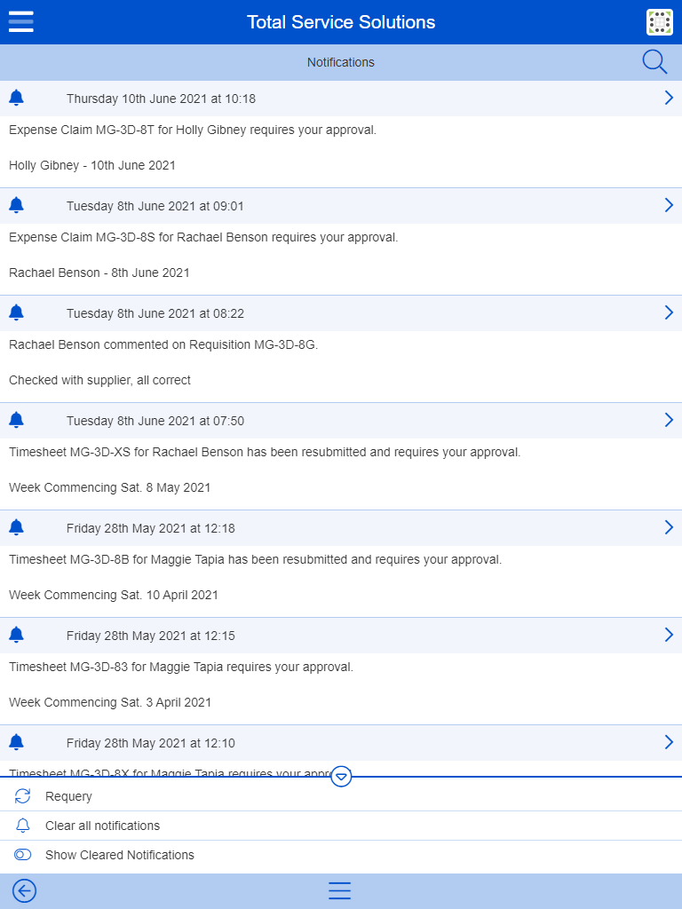 notifications